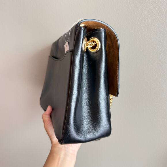 Coach Elodie Crossbody Bag In Signature Canvas CCF10 Walnut/Black - Picture 4 of 8